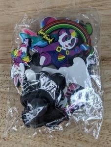 lot 77E image: 11 Brand New Lisa Frank Rainbow Character Croc Charms N
