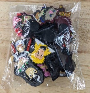 lot 41E image: 15 Brand New Anime Character Croc Charms N