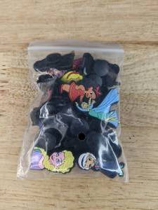 lot 47E image: 20 Brand New Disney Princess Character Croc Charms N