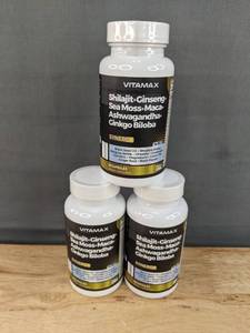 lot 116E image: 3 Brand New Vitamix Pure Himalayan Shilajit Supplement, Ashwagandha, Sea Moss, Rhodiola Rosea, Gingko Biloba - Fulvic Acid & Trace Mineral Capsules $54 Retail N