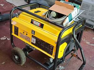 Champion Gasoline-Powered Generator | 120/240V 12VDC (Yellow/Black) (Never Used)