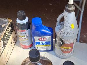 lot 87 image: Starting Fluid, Oil Treatment, 75W-90 Gear Oil