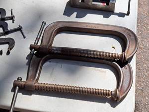 lot 92 image: Lot of (2) C-Clamps 8