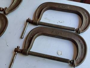 lot 95 image: Lot of (2) C-Clamps 6