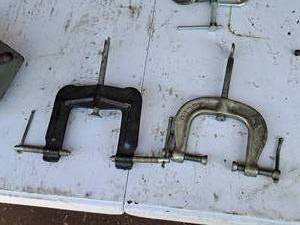 lot 99 image: Lot of (2) 3-Way Corner Clamps