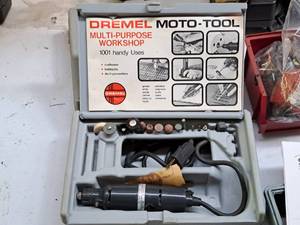lot 164 image: Dremel Moto-Tool Model 260 Rotary Tool Multi-Purpose Workshop Kit