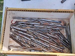 lot 249 image: Lot of (1 Box) Assorted Drill Bits