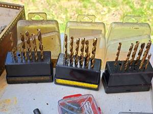 lot 252 image: Lot of (2) Assorted Drill Bit Sets