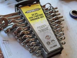 lot 308 image: Performax Wrench Set  SAEMetric 22-piece (In Original Packaging)