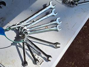 lot 318 image: Lot of (10) Assorted Combination Wrenches
