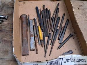 lot 342 image: Lot of  Assorted Chisels and Punches