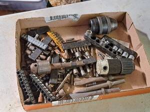 lot 344 image: Assorted Bits - Screws, Nuts, Chisels