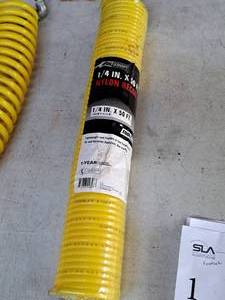 lot 356 image: Tool Shop Nylon Recoil Air Hose 14x50 (New In Package)