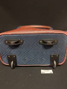 lot 98 image: Adrienne Vittadini Diaper Bag with Wheels and Telescopic Handle