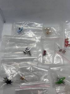 lot 130 image: Lot of Assorted Fashion Earrings in Various Designs