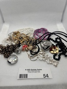 lot 54 image: Mixed Lot of Fashion Jewelry Necklaces and Bracelets