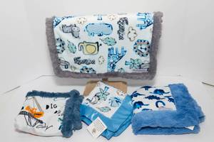 lot 34 image: Four Handmade Minky Loveys
