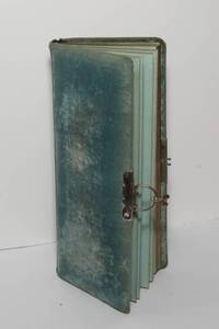 lot 108 image: Antique Turquoise Velvet Photo Album  7 x 16