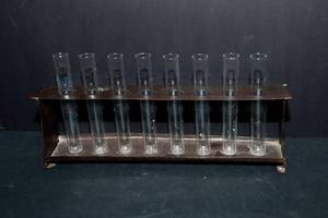 lot 120 image: Test Tube Bud Vase  13.5 Wide x 6 Tall