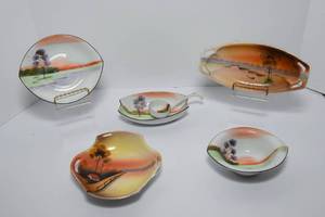 lot 146 image: Vintage Mieto China  Handpainted, Made in Japan  Set of 6