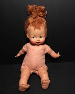 lot 156 image: Vintage Pebbles Flintstone Doll  Hanna-Barbera Productions, Ideal Toy Corp