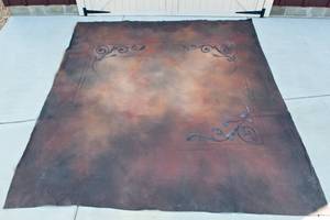 lot 127A image: 10 x 10 Handpainted Muslin Photography Background from the Shooting Gallery