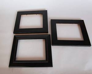 lot 142A image: Three Custom 8 x 10 Black Frames