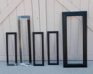 lot 351A image: Custom Black Frames in Various Sizes