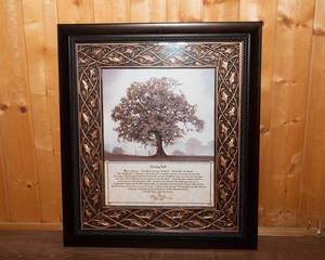 lot 248 image: Living Life Poem by Bonnie L. Mohr Art Print - 28 x 32.5
