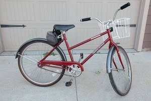 lot 15A image: Vintage Huffy Main Street Bicycle  Single Speed, Coaster Brake