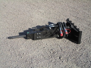 lot 124 image: Future Mini Skid Steer Concrete Breaker
