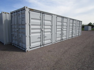 lot 45 image: 40 Single Trip High Cube Multi Door Storage Container