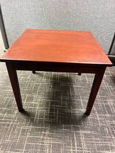 lot 13 image: Short Wooden Table