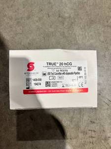 lot 54 image: True 20 1430-050 hcG Cassette Test Kit