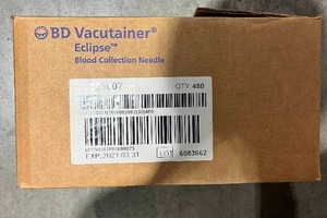 lot 68 image: BD Vacutainer Eclipse Blood Collection Needle