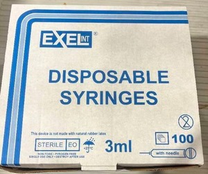 lot 110 image: EXEL 26101 Disposable Syringes