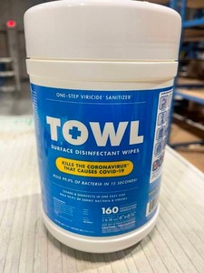 lot 143 image: Surface Disinfectant Wipes