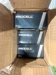 lot 151 image: Procell 9v12 batteries