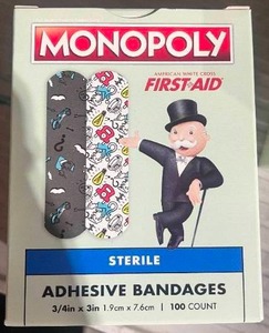 lot 185 image: Monopoly Sterile Adhesive Bandages