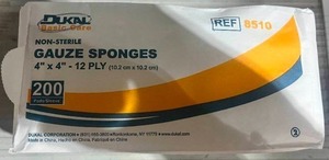lot 187 image: Dukal Basic Care Non-Sterile Gauze Sponges
