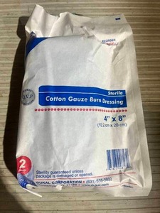 lot 188 image: Cotton Gauze Burn Dressing