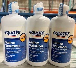lot 204 image: Equate Saline Solution
