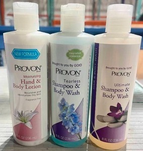 lot 205 image: Provon Shampoo, body wash, and lotion