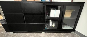 lot 253 image: Modern Cabinet Dark Oak