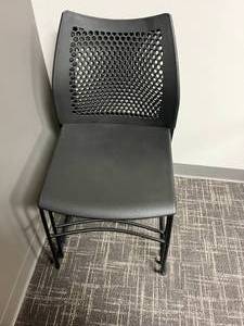 lot 254 image: Black Stackable Chair