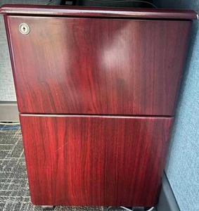 lot 272 image: Wooden Filing Cabinet