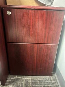 lot 276 image: Wooden Filing Cabinet