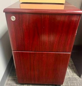 lot 277 image: Wooden Filing Cabinet