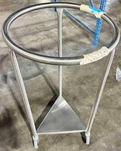lot 299 image: Stainless Steel Medical Hamper