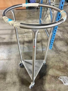 lot 301 image: Stainless Steel Midcentral Medical Hamper